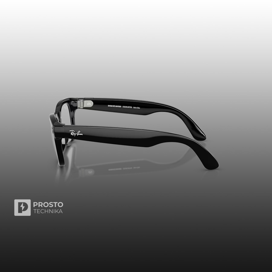 Ray-Ban Wayfarer (Gen 2) Глянцевый Чёрный с Зелёными Линзами (Зелёный)